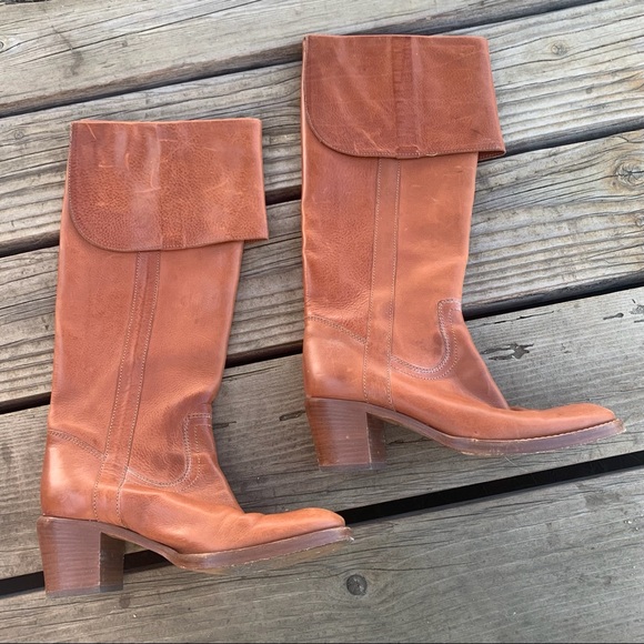 Ralph Lauren Shoes - RALPH LAUREN CARAMEL BOOTS